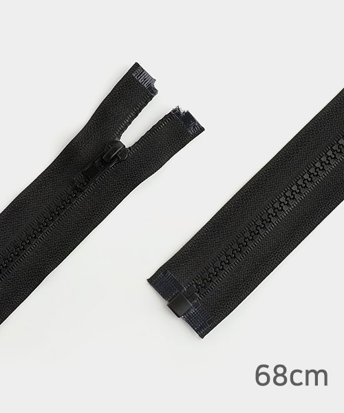 66-955 5호 점퍼 비슬론지퍼 68cm_35 블랙