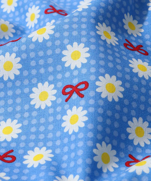 33-948 퀼트게이트 코튼 셔팅 마가렛&소피 레트로플라워_블루