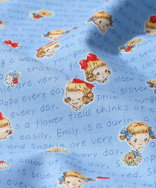 33-953 퀼트게이트 코튼 셔팅 마가렛&소피 스토리_블루