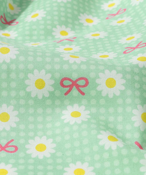 33-946 퀼트게이트 코튼 셔팅 마가렛&소피 레트로플라워_그린