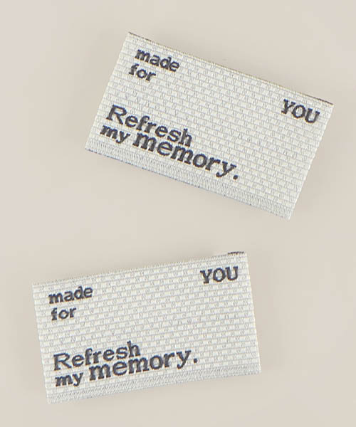 71-363 메모리 헤링본 직조라벨_G.아이보리