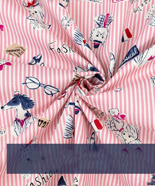 30-453 유와 코튼셔팅 소바카스키즈 클래식 스타일_핑크