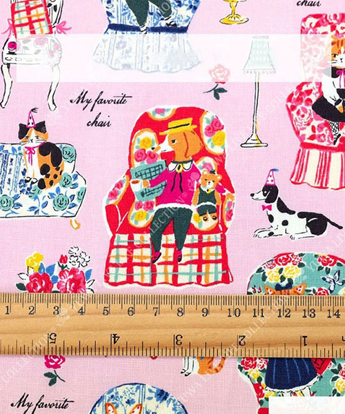 30-448 유와 코튼셔팅 소바카스키즈 마이 페이보릿 체어_핑크