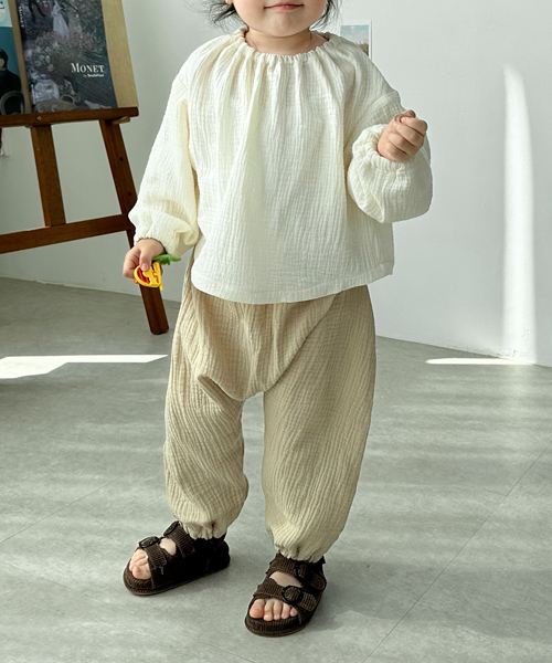 75-863 패턴인 P921 - Two piece(아동 상하 Set)