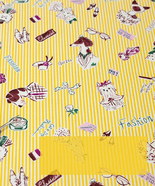 30-451 유와 코튼셔팅 소바카스키즈 클래식 스타일_옐로우