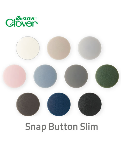 39-171 [크로바] 플라스틱 스냅단추 슬림13mm_10컬러