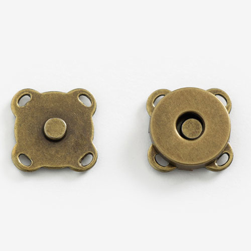 80-526 아플리케 자석단추 황동색_14mm(4세트)