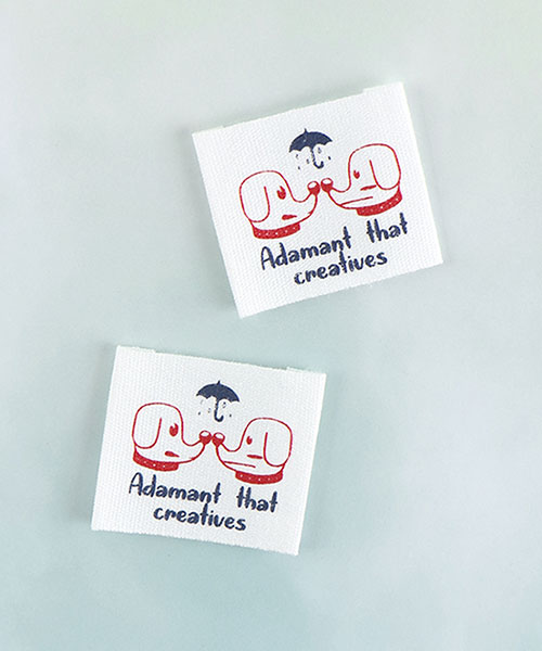 71-371 강아지 우산 면라벨_화이트