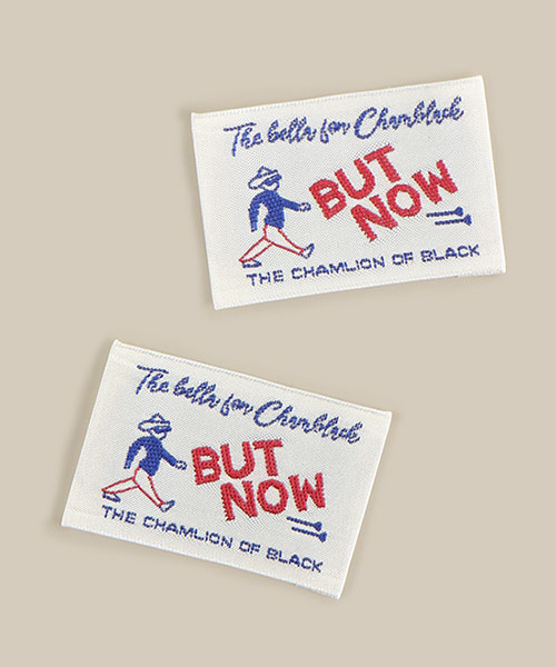 71-367 벗나우 BUT NOW 직조라벨_레드