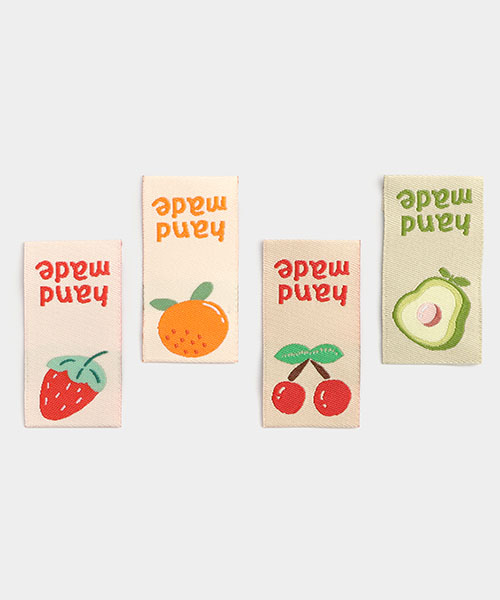 71-713 프레시 과일 핸드메이드 끼움라벨 세트
