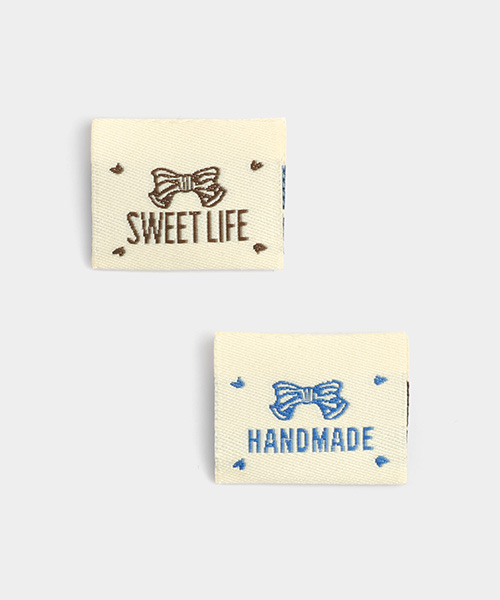 71-720 양면 리본 핸드메이드 끼움라벨