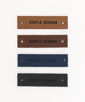 74-419 심플소잉 가죽라벨 4종 세트