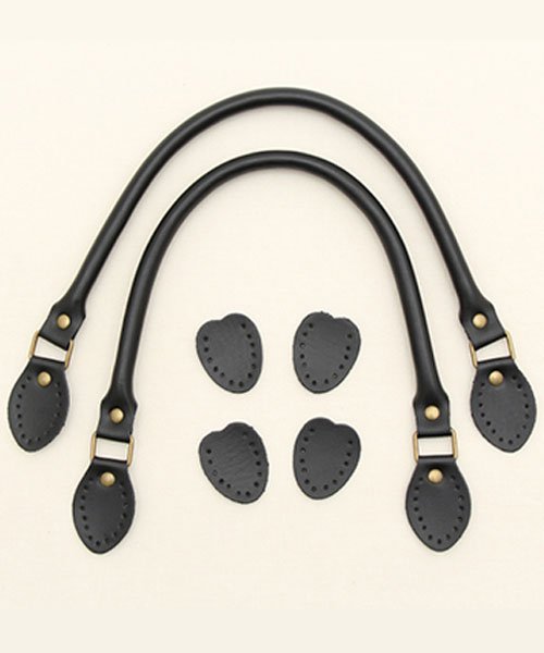 65-225 Bestbrain) 심플모던 토트백 가죽핸들(G4501)_블랙