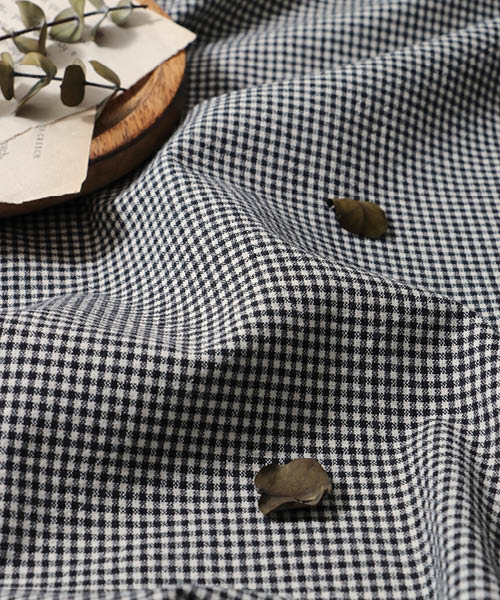 05-443 코디 코튼 빈티지파스텔2 체크 2mm_블랙