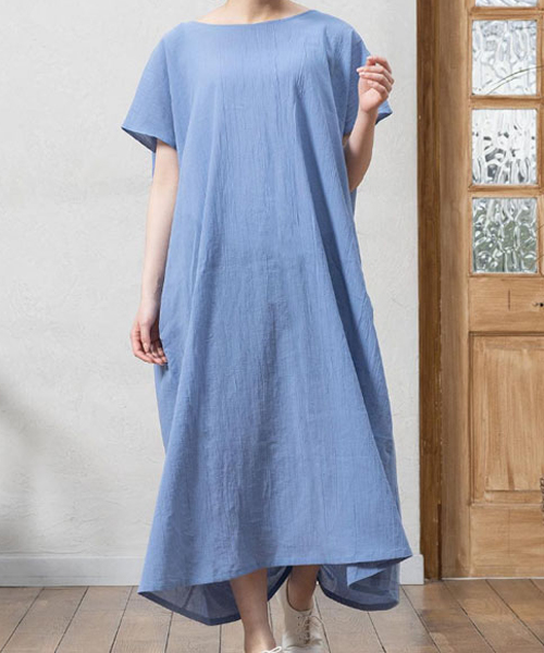 27-223 기요하라 코튼 보일 코코치패브릭 캐치워셔_비스타블루