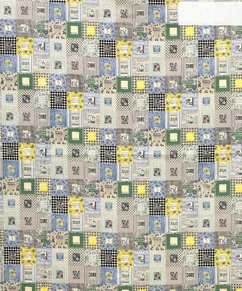 30-172 유와 코튼셔팅 스즈코코세키 레트로 패치워크 블록_그린