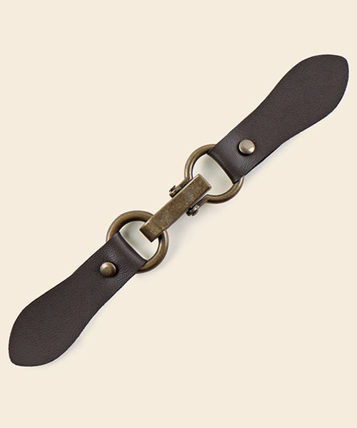 48-914 클래스 비조 여밈 벨트장식 단추_초코브라운