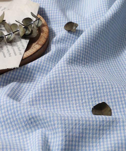 05-447 코디 코튼 빈티지파스텔2 체크 2mm_블루