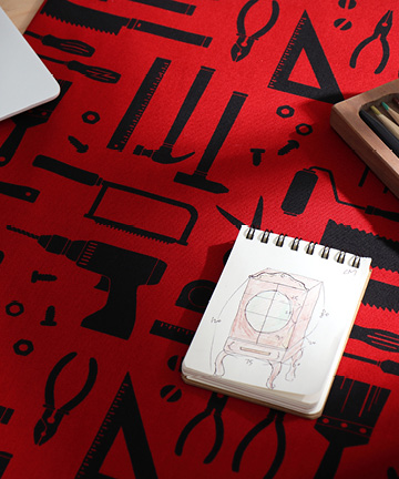 21-639 기요하라 코튼 나니고레 공구_레드