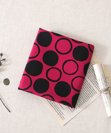 34-185 수입원단 코튼 짐볼_핫핑크