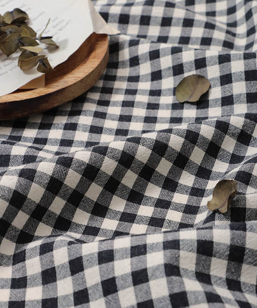 05-455 코디 코튼 빈티지파스텔2 체크 8mm_블랙