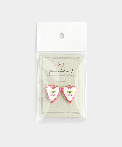 71-806 핑크 체리 참장식