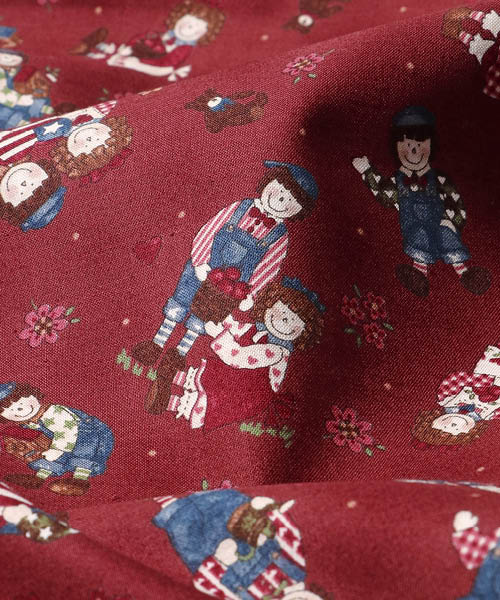 33-229 퀼트게이트 코튼 셔팅 베스 앤 빌리 스윗 데이즈_레드