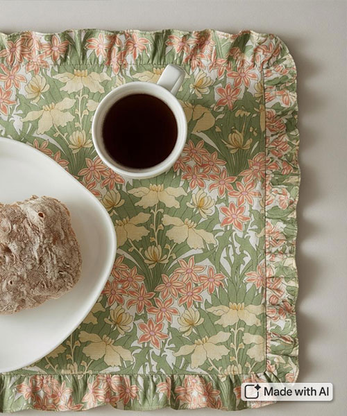 32-791 유와 코튼 60수론 라이아플라워_옐로우