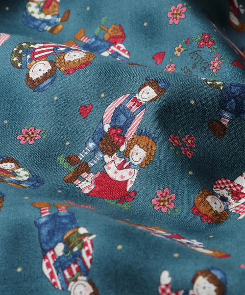 33-227 퀼트게이트 코튼 셔팅 베스 앤 빌리 스윗 데이즈_네이비