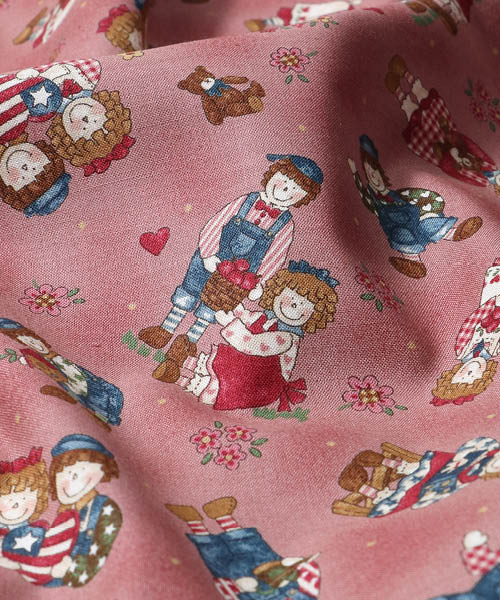 33-231 퀼트게이트 코튼 셔팅 베스 앤 빌리 스윗 데이즈_핑크