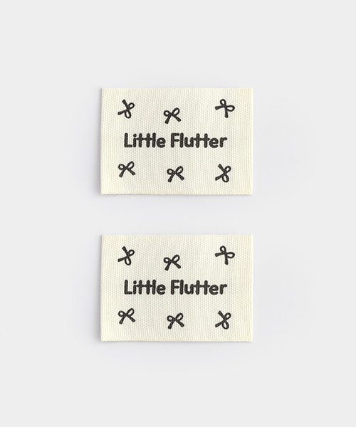 72-272 Little Flutter 검정 리본 라벨