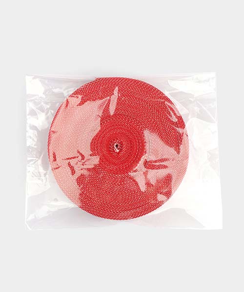 72-371 [1롤] 사선 스트라이프 가방끈 38mm_레드&화이트