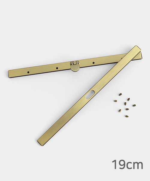 71-122 [패턴증정]클립형 프레임_앤틱골드 19cm