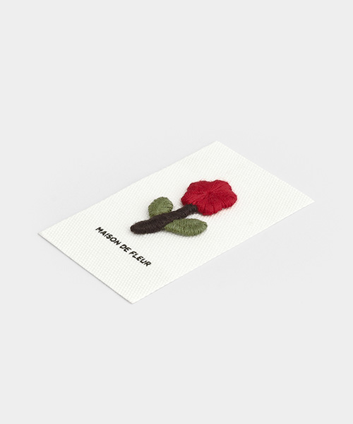72-524 MAISON DE FLEUR 꽃 입체 라벨