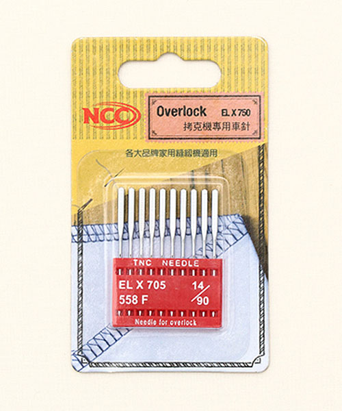 71-727 NCC 가정용 미싱바늘 오버록용_14호