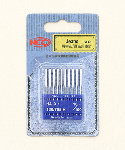 71-729 NCC 가정용 미싱바늘 데님용_16호