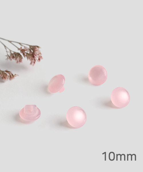 87-693 파스텔 반콩단추 10mm_핑크