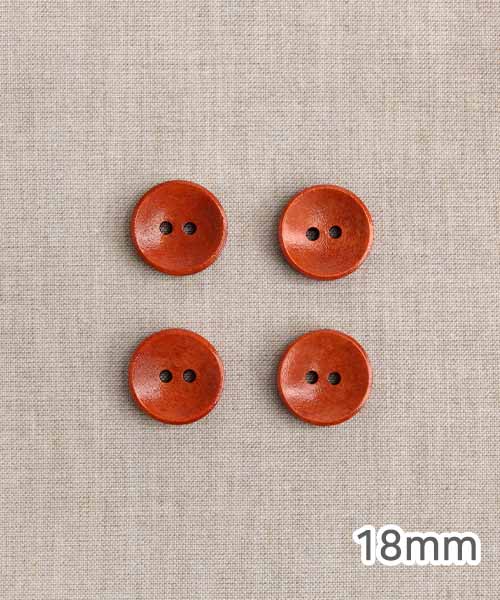 43-281 크로커스 오목 나무단추 18mm_오렌지브라운