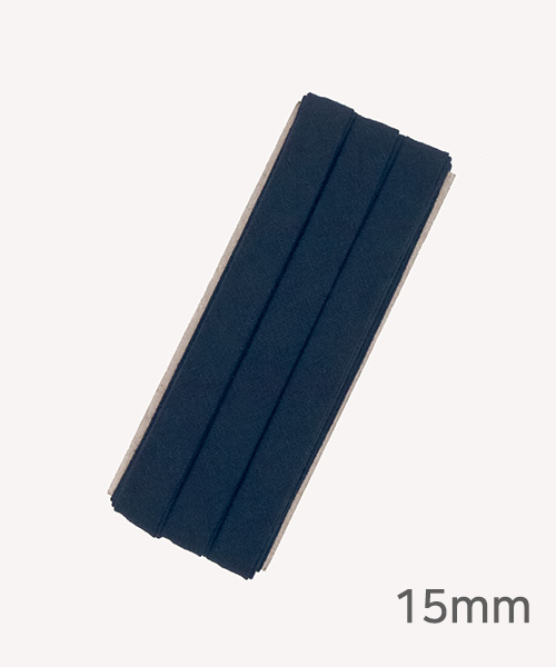 75-508 내추럴 코튼린넨 바이어스테이프 15mm_네이비