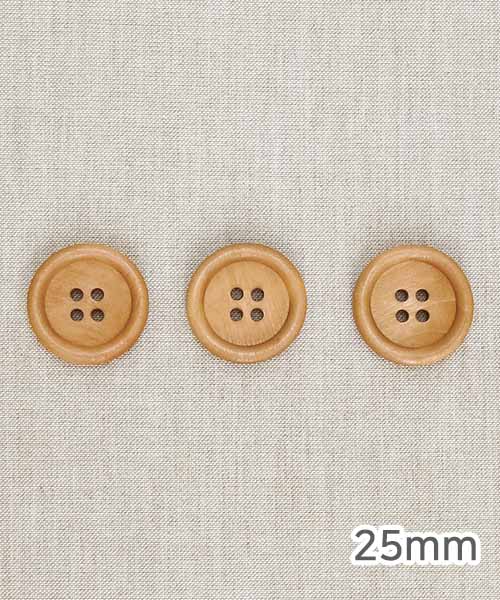 58-284 오르페 프레리 나무단추 25mm_내추럴