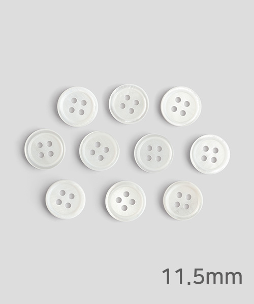 72-547 심플 모던 자개단추 11.5mm_밀크
